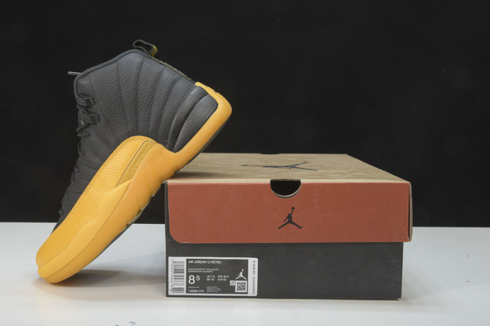 Air Jordan 12 Retro Black University Gold 130690-070