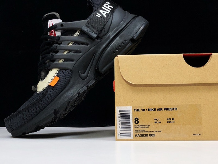 OF x Nike Air Presto Black AA3830-002