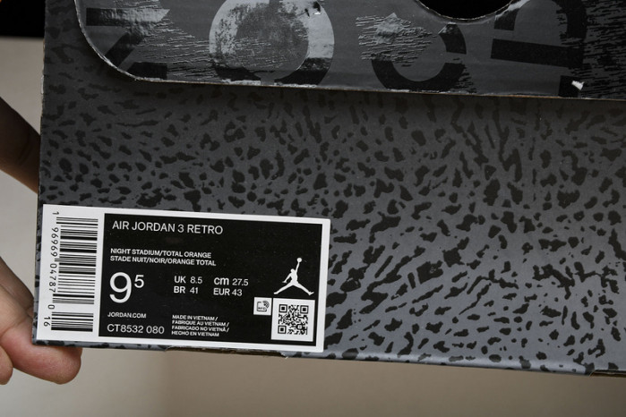 Air Jordan 3 "Fear” CT8532-080