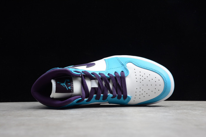 Jordan 1 Mid Hornets  554724-415