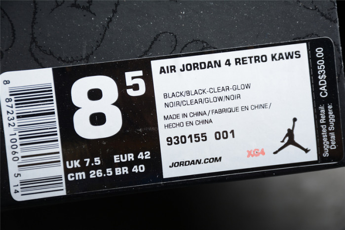 Air JORDAN 4 Retro KAWS 