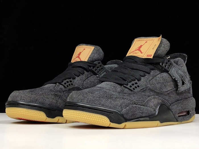 air jordan 4 retro Leu*s nrg  Leu*s - black denim ao2571-001
