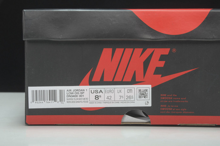 AIR JORDAN 1 Low " Carnivore "  DN3400-001