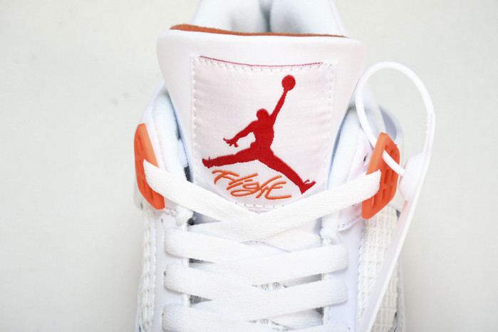 Nike SB x Air Jordan 4  White Orange DR5415-108