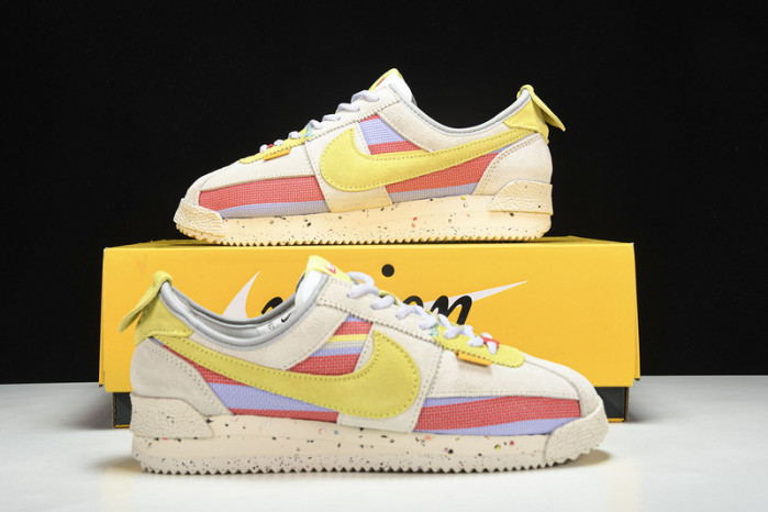 UNION X NIKE CORTEZ YELLOW PURPLE RED DR1413-100