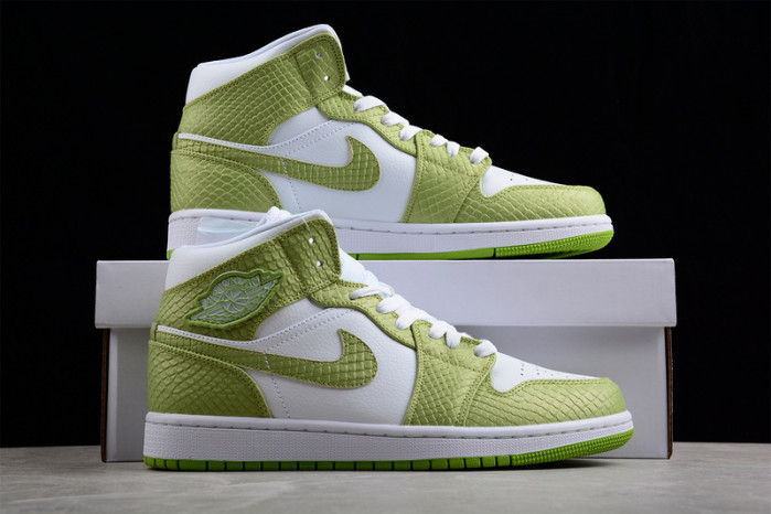 Air Jordan 1 Mid SE "Green Python" DV2959-113