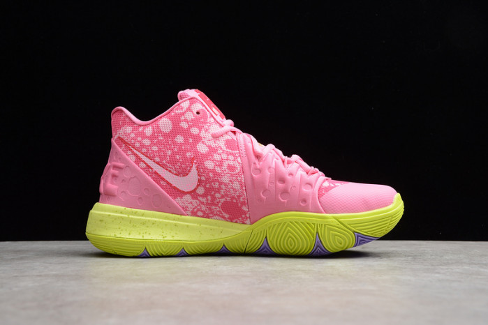 KYRIE 5 SPONGEBOB PATRICK LOTUS PINK/UNIVERSITY RED 003