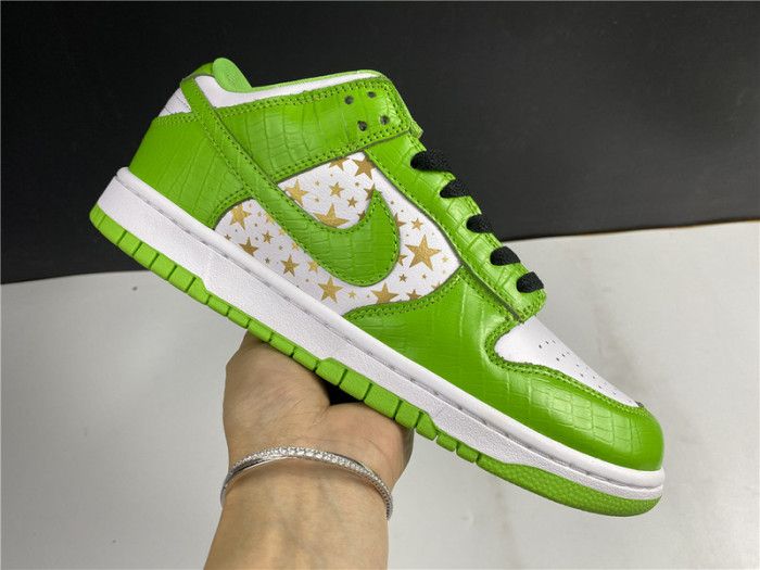 nike sb dunk low Svp*me stars mean green (2021) dh3228-101