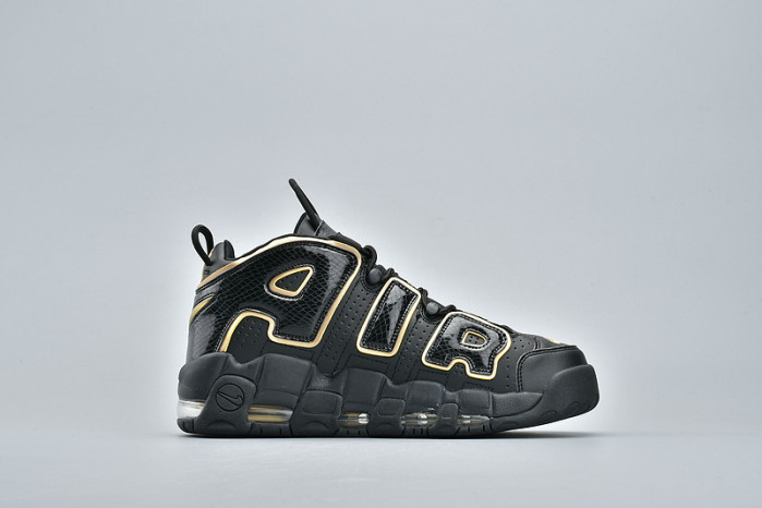 NIKE AIR MORE UPTEMPO “FRANCE” BLACK/METALLIC GOLD AV3810-001